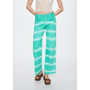 Geniş Paça Batik Jean