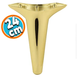 Mobilya Kanepe Sehpa Puf Tv Ünitesi Baza Koltuk Ayağı Gold Altın Renk 24 cm Ayak
