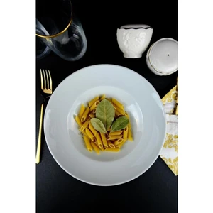 Kütahya Porselen Risus Spagetti Makarna Tabağı 24 cm Beyaz - RS24SPT00 C320.105