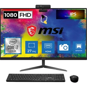 Msı Modern AM271 11M-01704TR Intel Core I7 1165G7 16GB 1tb HDD+256GB SSD Windows 11 Home 27" Fhd IPS All In One Bilgisayar Snertech