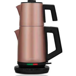 Demre Vizon Xl 30 Bardak Kapasiteli 2200 Watt Paslanmaz Çelik Çay Makinesi ve Su Isıtıcısı