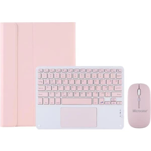 Huawei Matepad Se 10.4  2022 Tablet ile Uyumlu Bluetooth Klavye ve Mouse+Standlı Kılıf - Bkk6