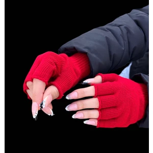 Kesik Parmak Kırmızı Eldiven