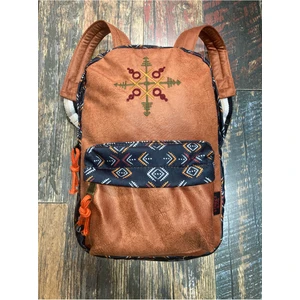 Street Bag Nubi Etnik Otantik Desenli Nakışlı Sırt Çantası Bohem Sırt Çantası Günlük Kullanım Seyehat