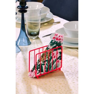 Edora Home Pembe Masa Üstü Metal Paslanmaz Kafesli Peçetelik