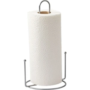 Edora Home Gümüş Misketli Kağıt Rulo Havluluk, Ergonomik Dik Havluluk - Metal Paslanmaz