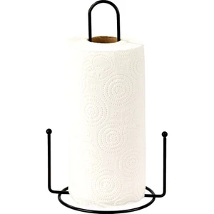 Edora Home Siyah Misketli Kağıt Rulo Havluluk, Ergonomik Dik Havluluk - Metal Paslanmaz
