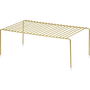 Edora Home Gold 2'li Mutfak Seti, Dolap Düzenleyici ve 10'lu Bardaklık - Metal Paslanmaz