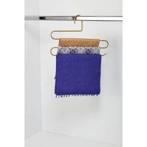 Edora Home 5'li Dolap Içi 3 Katlı Gold Pantolon Askılık - Metal Paslanmaz