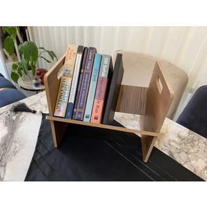 Masaüstü Kitaplık Mini Raf Masaüstü Kitap Düzenleyici 30CM Lıdya