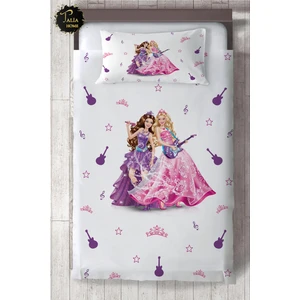 Talia Home Barbie Prenses Desenli Çocuk Odası Yatak Örtüsü TLAY-303