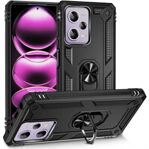 Redmi Note 12 Pro 5G Çift Katmanlı ve Yüzüklü Tam Koruma Vega Premium Kılıf