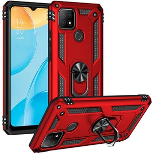 Oppo A15S Çift Katmanlı ve Yüzüklü Tam Koruma Vega Premium Kılıf