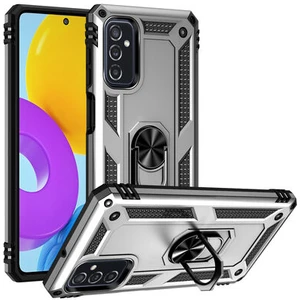 Samsung Galaxy M52 Çift Katmanlı ve Yüzüklü Tam Koruma Vega Premium Kılıf