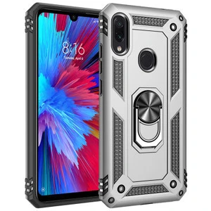Redmi Note 7 Kılıf Tam Koruma Çift Katmanlı Ibiza Sert Silikon Kapak