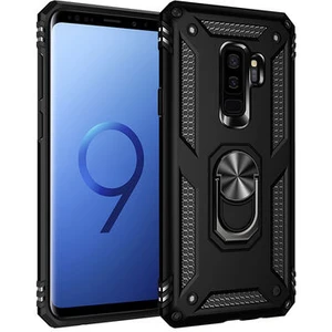 Samsung Galaxy S9 Plus Çift Katmanlı ve Yüzüklü Tam Koruma Vega Premium Kılıf