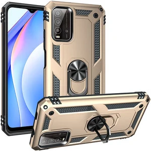 Poco M3 Çift Katmanlı ve Yüzüklü Tam Koruma Vega Premium Kılıf