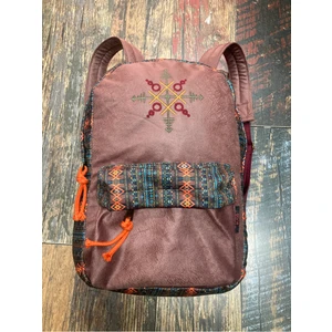 Street Bag Nubi Etnik Otantik Desenli Nakışlı Sırt Çantası Bohem Sırt Çantası Günlük Kullanım Seyehat