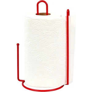 Edora Home Kırmızı Kağıt Rulo Havluluk Ayraçlı - Metal Paslanmaz