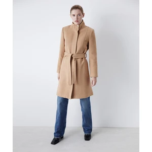 Miss İpekyol Kuşaklı Kaşe Kaban