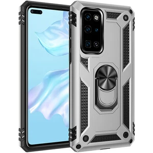 Huawei P40 Çift Katmanlı ve Yüzüklü Tam Koruma Vega Premium Kılıf