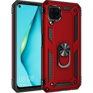 Huawei P40 Lite Çift Katmanlı ve Yüzüklü Tam Koruma Vega Premium Kılıf