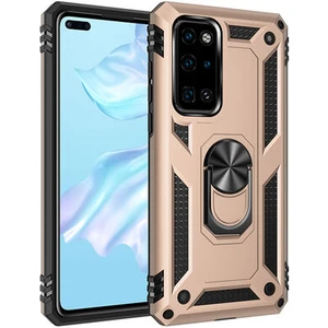 Huawei P40 Çift Katmanlı ve Yüzüklü Tam Koruma Vega Premium Kılıf