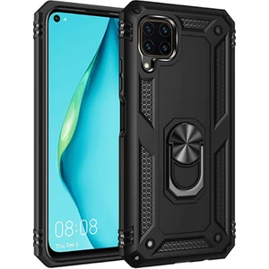 Huawei P40 Lite Çift Katmanlı ve Yüzüklü Tam Koruma Vega Premium Kılıf