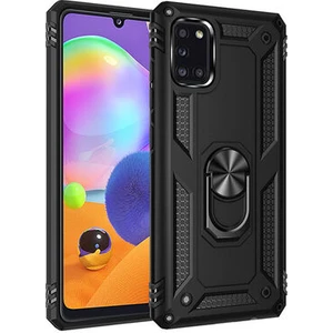 Samsung Galaxy A31 Çift Katmanlı ve Yüzüklü Tam Koruma Vega Premium Kılıf