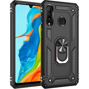 Samsung Galaxy A20S Çift Katmanlı ve Yüzüklü Tam Koruma Vega Premium Kılıf