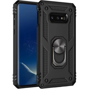 Samsung Galaxy S10E Çift Katmanlı ve Yüzüklü Tam Koruma Vega Premium Kılıf