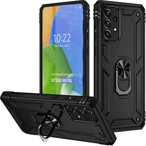 Samsung Galaxy A73 Çift Katmanlı ve Yüzüklü Tam Koruma Vega Premium Kılıf