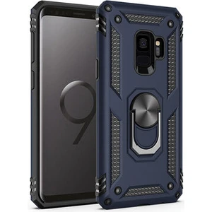 Samsung Galaxy S9 Çift Katmanlı ve Yüzüklü Tam Koruma Vega Premium Kılıf