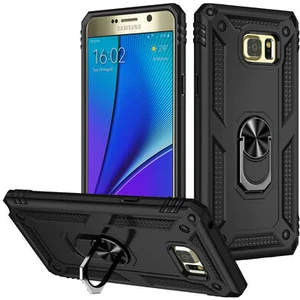 Samsung Galaxy Note 5 Çift Katmanlı ve Yüzüklü Tam Koruma Vega Premium Kılıf