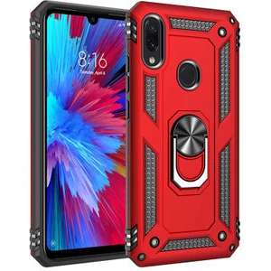Redmi Note 7 Kılıf Tam Koruma Çift Katmanlı Ibiza Sert Silikon Kapak