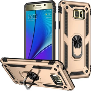 Samsung Galaxy Note 5 Çift Katmanlı ve Yüzüklü Tam Koruma Vega Premium Kılıf