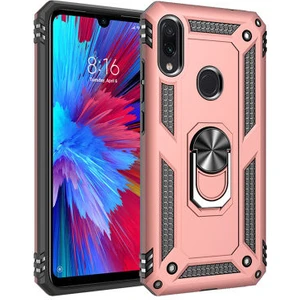 Redmi Note 7 Kılıf Tam Koruma Çift Katmanlı Ibiza Sert Silikon Kapak