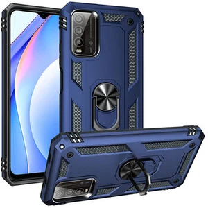 Poco M3 Çift Katmanlı ve Yüzüklü Tam Koruma Vega Premium Kılıf