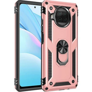 Redmi Note 9 Pro 5G Çift Katmanlı ve Yüzüklü Tam Koruma Vega Premium Kılıf