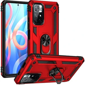 Poco M4 Pro 5G Çift Katmanlı ve Yüzüklü Tam Koruma Vega Premium Kılıf