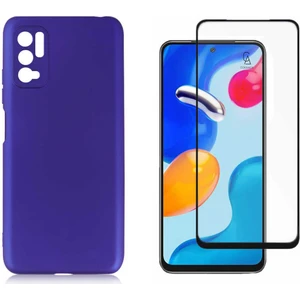 Xiaomi Redmi Note 10 5g ile Uyumlu Soft Yumuşak Telefon Kılıfı ve 5d Tam Kaplayan Cam Ekran Koruyucu