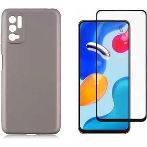 Xiaomi Redmi Note 10 5g ile Uyumlu Soft Yumuşak Telefon Kılıfı ve 5d Tam Kaplayan Cam Ekran Koruyucu