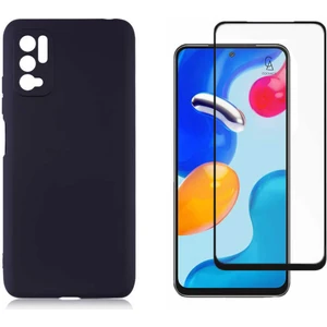 Xiaomi Redmi Note 10 5g ile Uyumlu Soft Yumuşak Telefon Kılıfı ve 5d Tam Kaplayan Cam Ekran Koruyucu