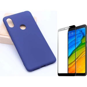 Xiaomi Redmi S2 ile Uyumlu Soft Yumuşak Telefon Kılıfı ve 5d Tam Kaplayan Cam Ekran Koruyucu