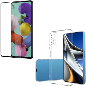 Xiaomi Redmi Note 12 Pro 4g ile Uyumlu Soft Yumuşak Telefon Kılıfı ve 5d Tam Kaplayan Cam Ekran Koruyucu