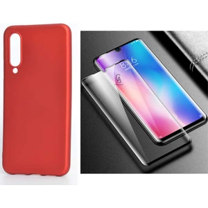 Xiaomi Mi 9 Se ile Uyumlu Soft Yumuşak Telefon Kılıfı ve 5d Tam Kaplayan Cam Ekran Koruyucu