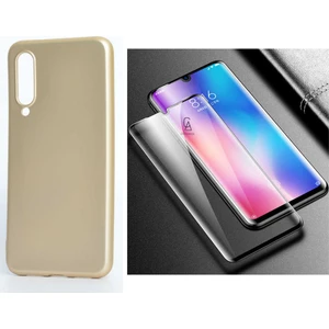 Xiaomi Mi 9 Se ile Uyumlu Soft Yumuşak Telefon Kılıfı ve 5d Tam Kaplayan Cam Ekran Koruyucu