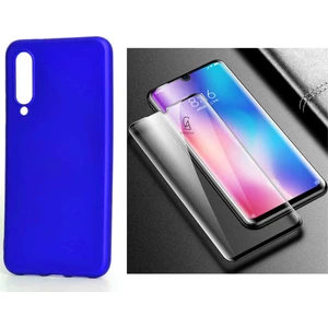 Xiaomi Mi 9 Se ile Uyumlu Soft Yumuşak Telefon Kılıfı ve 5d Tam Kaplayan Cam Ekran Koruyucu