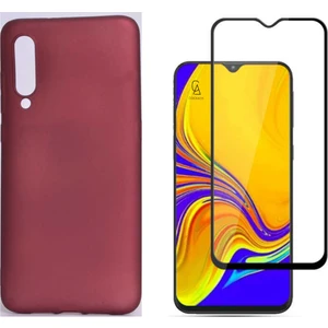Xiaomi Mi 9 ile Uyumlu Soft Yumuşak Telefon Kılıfı ve 5d Tam Kaplayan Cam Ekran Koruyucu