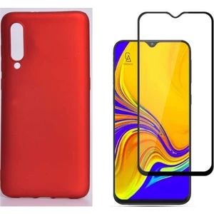 Xiaomi Mi 9 ile Uyumlu Soft Yumuşak Telefon Kılıfı ve 5d Tam Kaplayan Cam Ekran Koruyucu